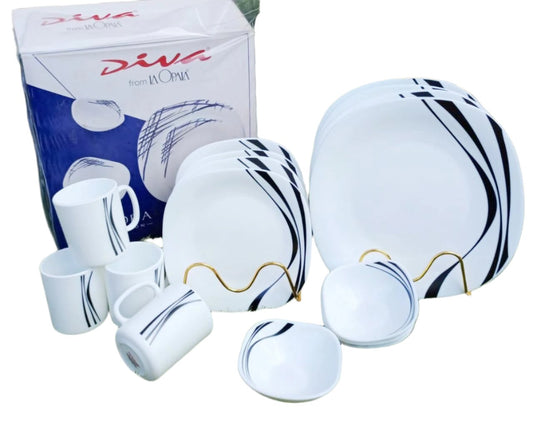 39pcs Quadra Dinner set Midnight