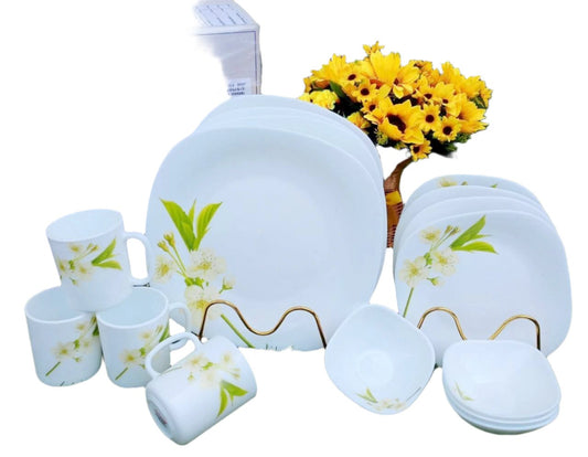 39pcs Quadra Dinner set Snowdrops