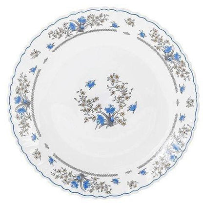 12 pcs Set | 13" Oval Platters (330mm) | Royal Blossom Design | Elegant Serving Platters