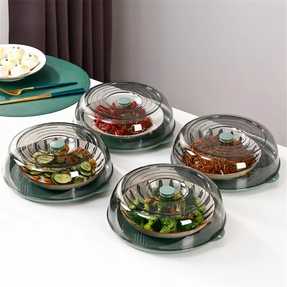 Round Acrylic Clear Food cover with base dish