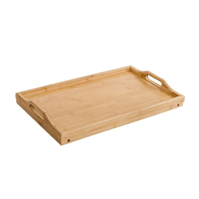 Multipurpose Foldable Bamboo Bed Tray | Laptop Desk | Breakfast-in-Bed Serving Tray | Ideal For Working, Reading, Or Browsing In Bed Or On The Sofa