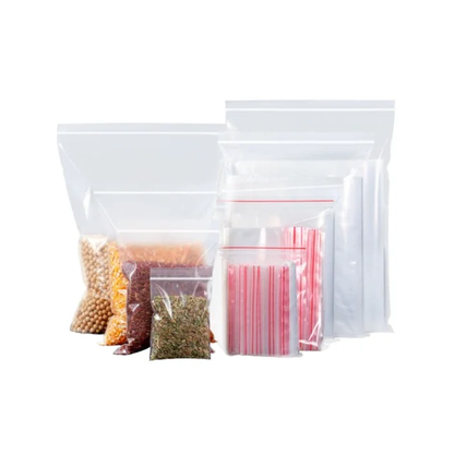 Transparent Reusable Ziplock Bags | Freezing & Storage, Food Grade (25pcs Set, Various Sizes)