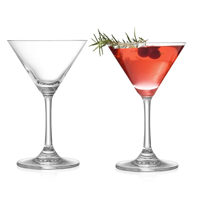 Creative Martini Cocktail Glasses |  6 Piece Set, 100ml Capacity (12.5cm)