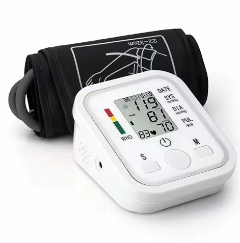 Digital Blood Pressure Monitor Upper Arm |Automatic Cuff BP Machine with Pulse Rate Monitoring & Large LCD Display