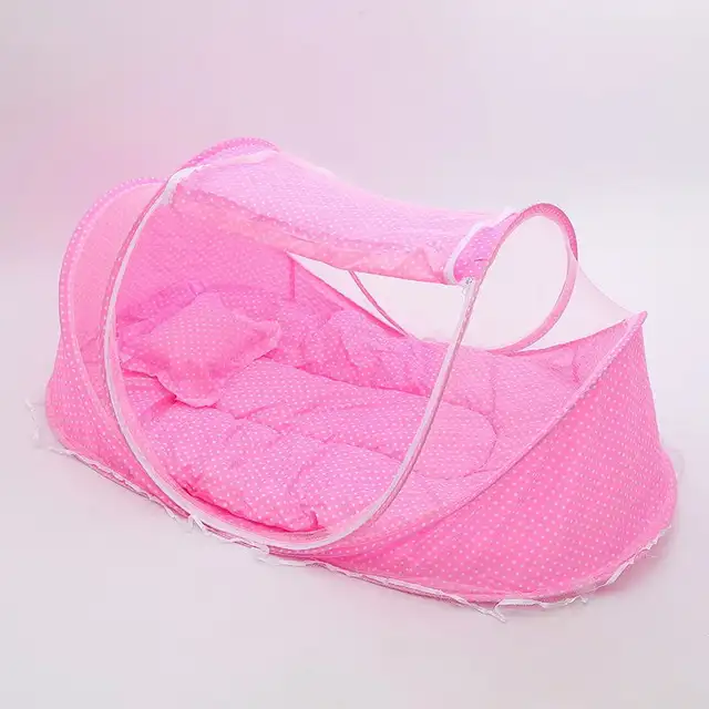 Portable Foldable Baby Mosquito Netting |Newborn Sleep Bed, Travel Baby Net, Play Tent for Children, Mixed Colors