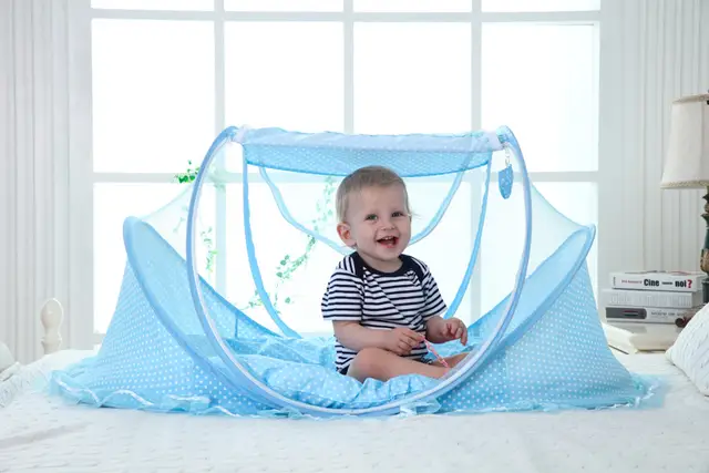 Portable Foldable Baby Mosquito Netting |Newborn Sleep Bed, Travel Baby Net, Play Tent for Children, Mixed Colors