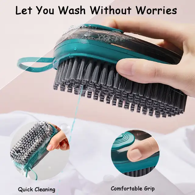 Hydraulic Refillable Cleaning Brush |Multifunctional, Simple, and Efficient Cleaning Tool for Home and Kitchen