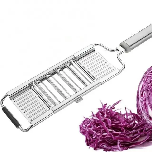 4in1 Vegetable Slicer with 4 Interchangeable Heads | MultiPurpose Grater, Cutter, Peeler for Fruits & Vegetables