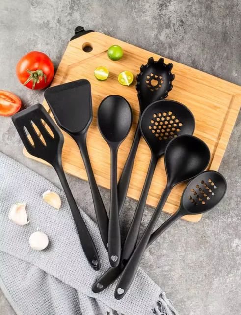 25pcs Silicone Spoons | Available in Marble Black, Marble White, and Marble Pink