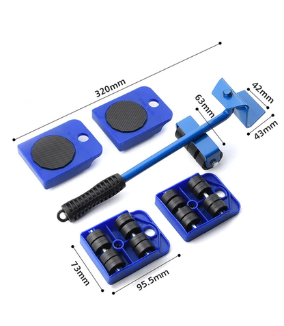 New Heavy Duty Furniture Lifter and Mover Set |Roller Transport Tool for Easy Furniture Moving