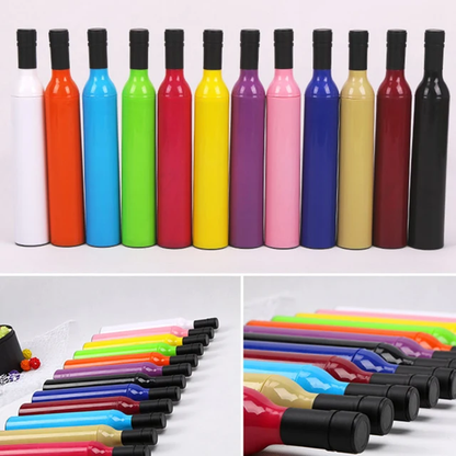 New Bottle Umbrellas| Compact and Stylish, Available in Multiple Colors (Violet, Yellow, Blue, Sky Blue, Red, White, Black, Pink, Purple, Green, Orange)