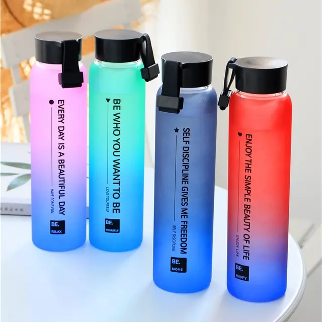 500ml Glass Water Bottle | Portable and BPA-Free