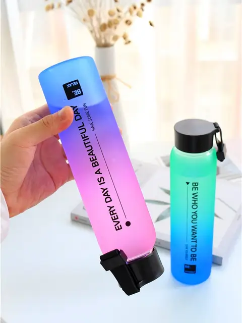 500ml Glass Water Bottle | Portable and BPA-Free