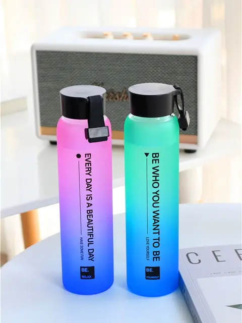 500ml Glass Water Bottle | Portable and BPA-Free