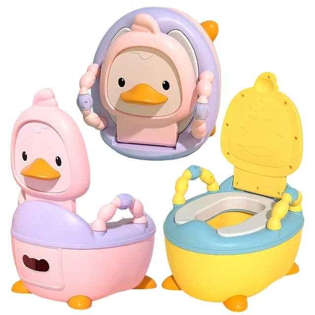 High Quality Kids Potty | Cartoon Duck Baby Toilet Seat