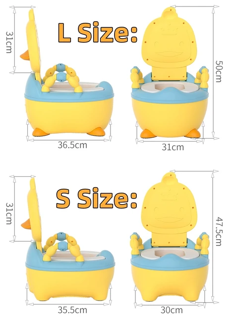 High Quality Kids Potty | Cartoon Duck Baby Toilet Seat