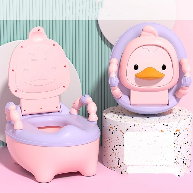 High Quality Kids Potty | Cartoon Duck Baby Toilet Seat