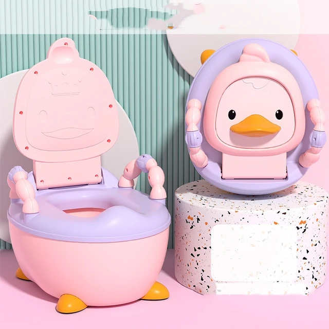 High Quality Kids Potty | Cartoon Duck Baby Toilet Seat