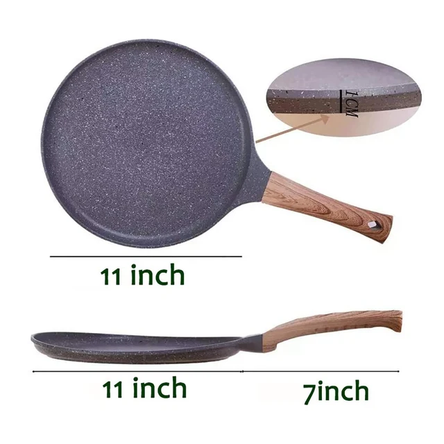 28cm Marble Chapati Pan | NonStick Roti/Flatbread Pan