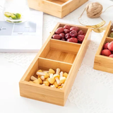 3 Slot Wooden Tea Bag & Candy Organizer Stylish Storage Solution