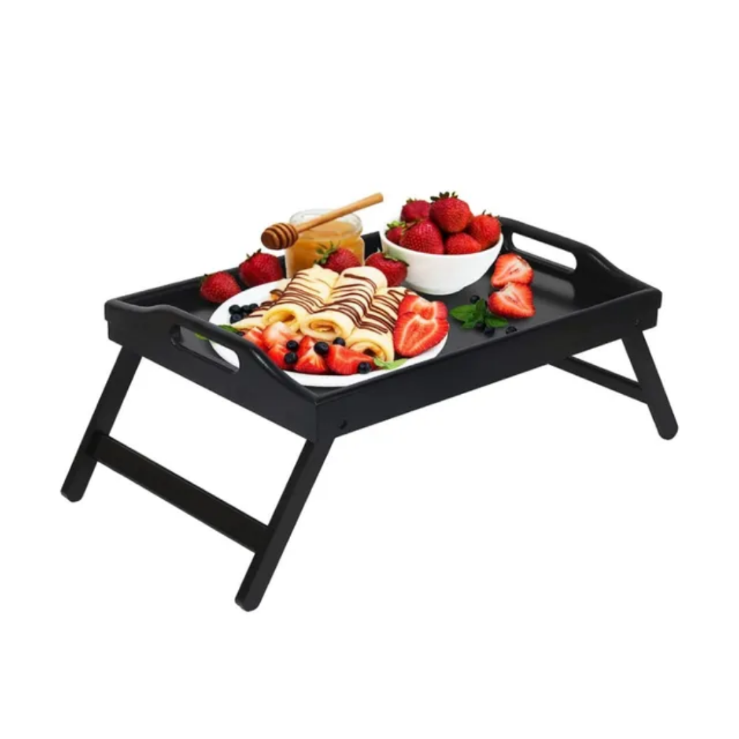 High Quality Black Foldable Breakfast in Bed Tray