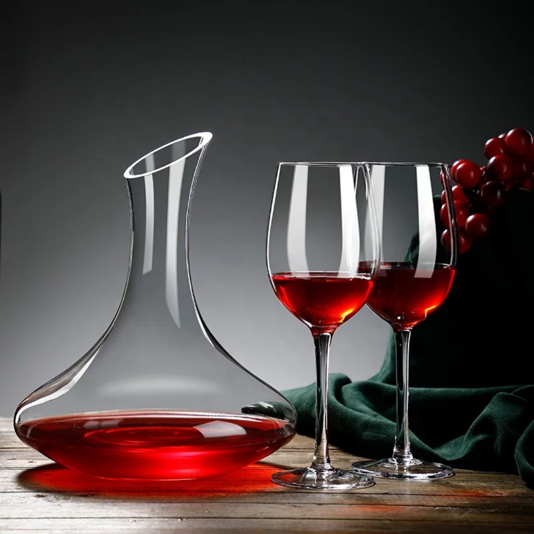 High Quality Glass, Durable And Stylish 5 Piece Wine Decanter Set