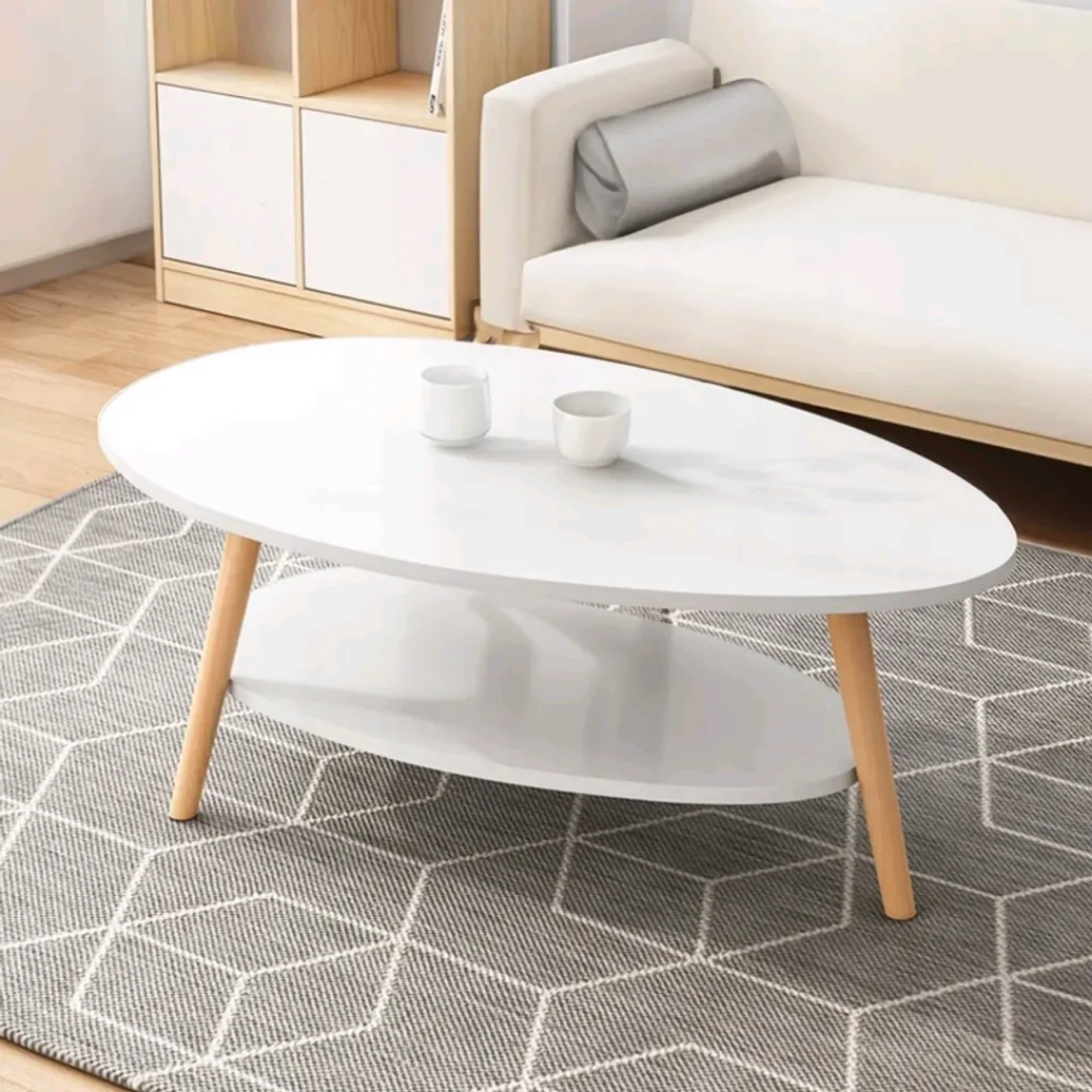 High Quality Modern Luxury Double Coffee Table|90cm x 50cm x 42cm