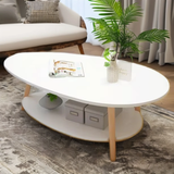 High Quality Modern Luxury Double Coffee Table|90cm x 50cm x 42cm