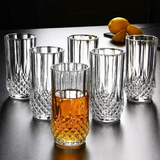 High Quality glass ElegantDiamond Glasses |Set of 6 Pcs