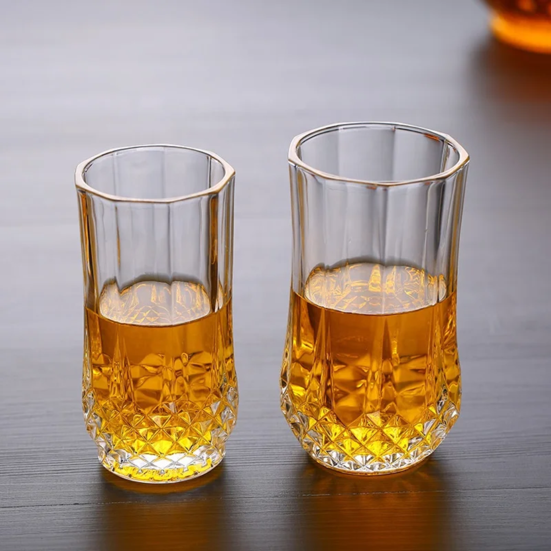 High Quality glass ElegantDiamond Glasses |Set of 6 Pcs