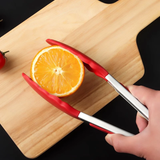 Furaha Finds Steel & Silicone Food Tong 26cm & 34cm heat resistant, non slip kitchen tongs for cooking, grilling,and serving food safely.
