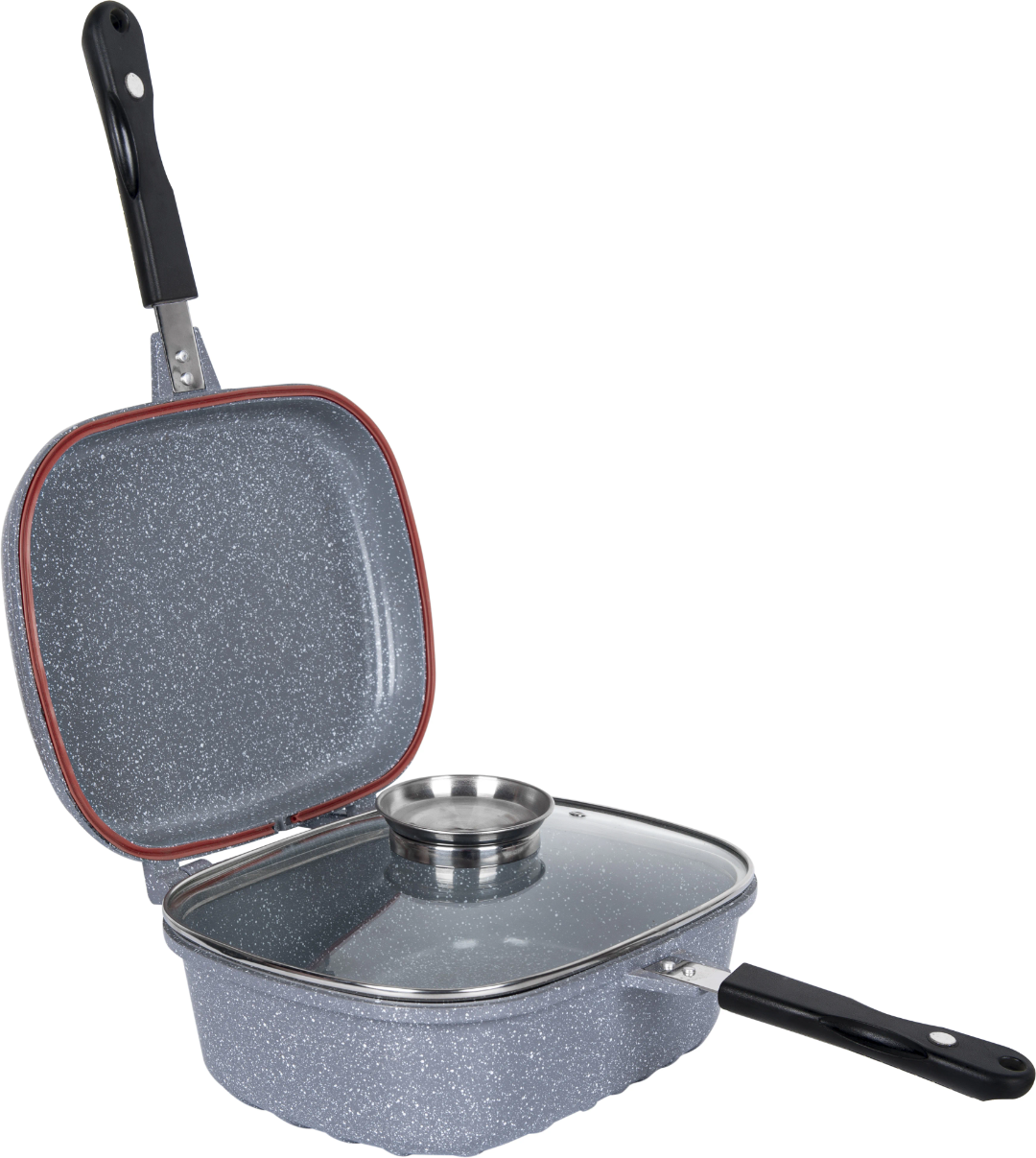 3-in-1 Double Deep Frying Pan