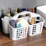 Plastic Shower Caddy Basket with Handle | Cleaning Supply Organizer