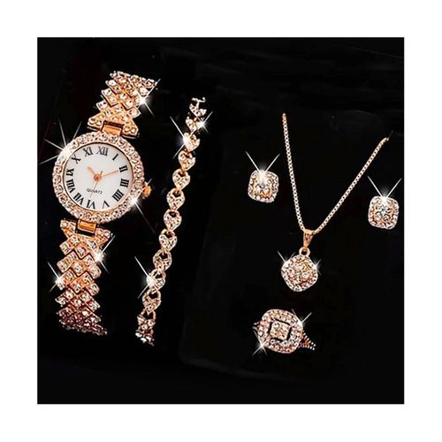 5pcs Ladies Watch Gift Set |Elegant & Stylish Accessories