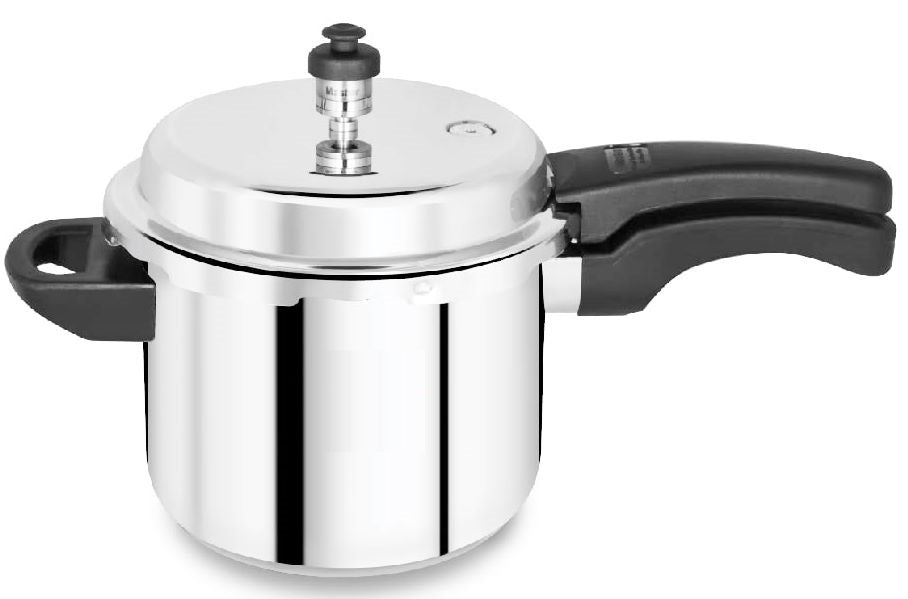 Aluminium Pressure Cookers | 7.5L, 5.0L, 3.0L Lightweight Cookers for Bulk Cooking & Stews | Home Kitchens, Family Gatherings