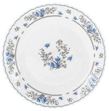 12 pcs Set | 13" Oval Platters (330mm) | Royal Blossom Design | Elegant Serving Platters