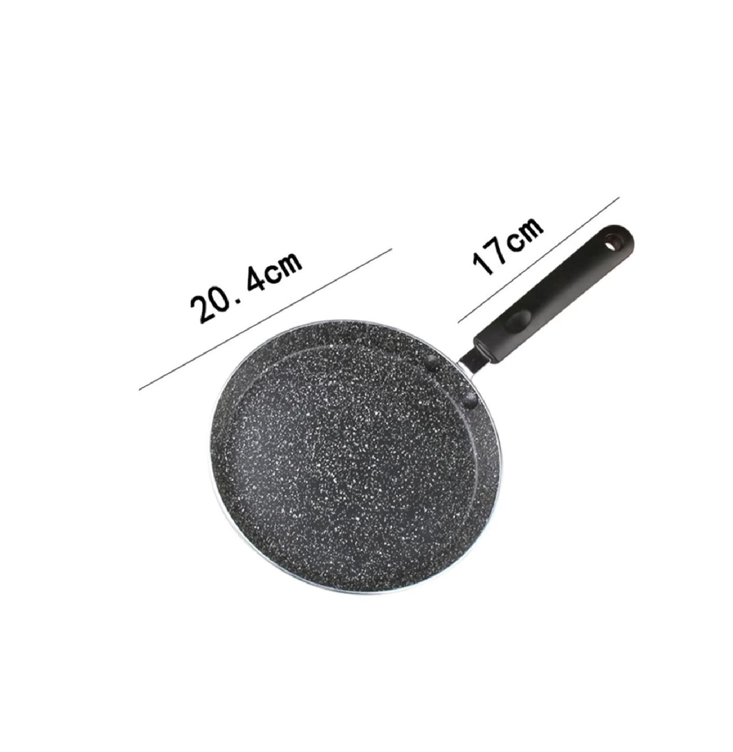 Edenberg Finest Granite Chapati Pan | 28cm | Nonstick & Durable Cooking Pan