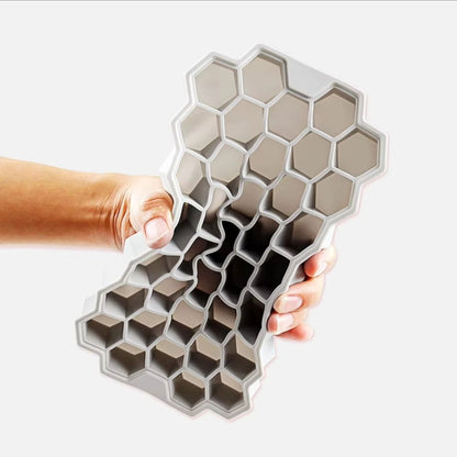 Silicone Ice Cube Tray Honeycomb Shaped | Flexible & Easy Release | BPA Free| Kitchen Gadgets|Kitchen Accessories