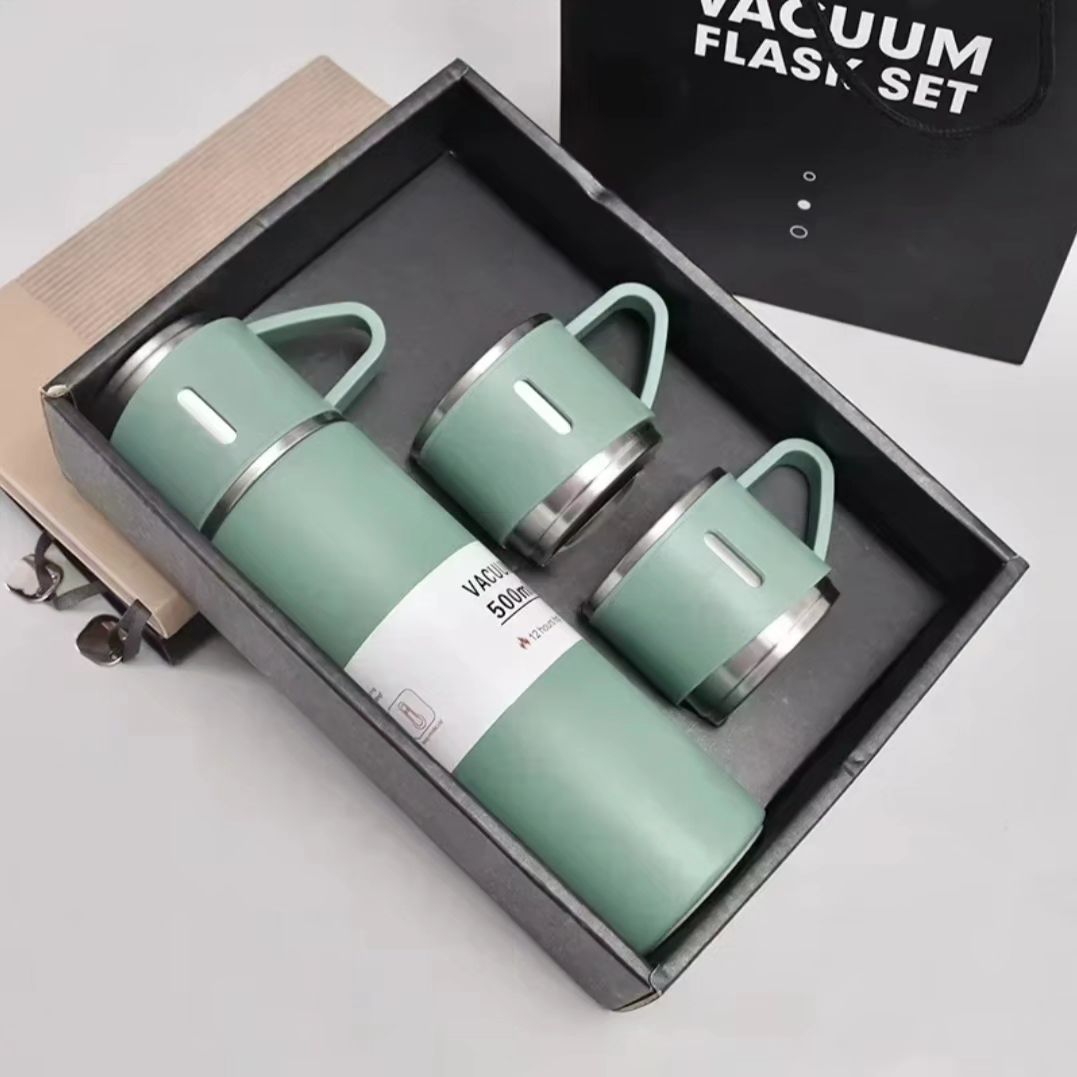 500ml Stainless Steel Gift Set Flask | Premium Flask in Gift Pack