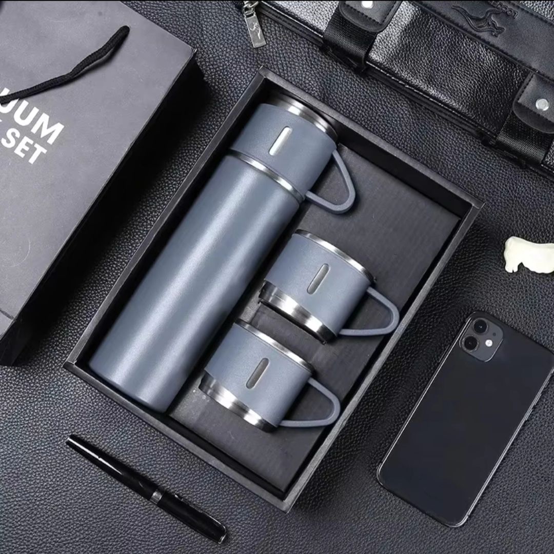 500ml Stainless Steel Gift Set Flask | Premium Flask in Gift Pack