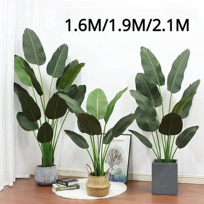 Large Artificial Banana Tree | Indoor Green Plant for Home, Garden, and Floor Decorations