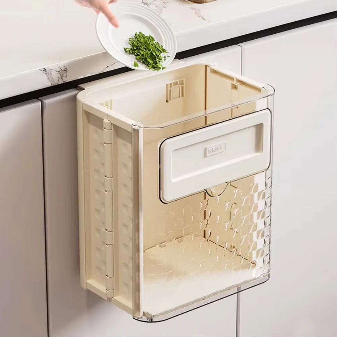 Furaha Finds 10L Wall Mounted Folding Rubbish Bin