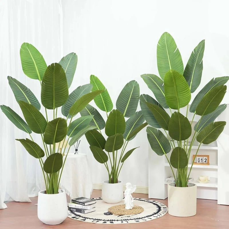 Large Artificial Banana Tree | Indoor Green Plant for Home, Garden, and Floor Decorations