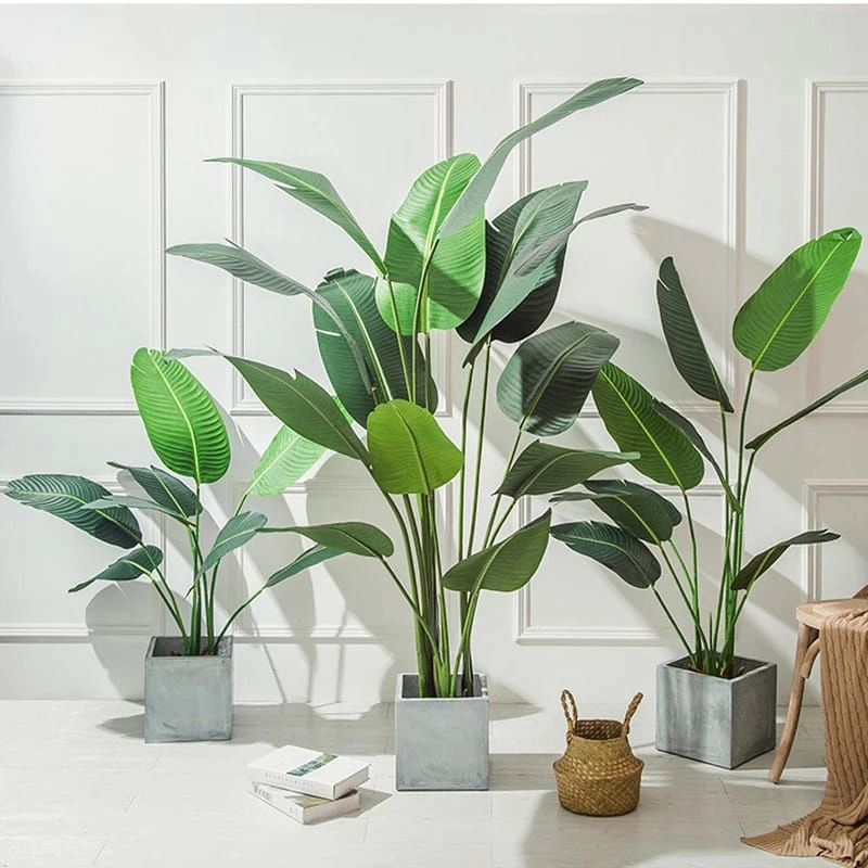 Large Artificial Banana Tree | Indoor Green Plant for Home, Garden, and Floor Decorations