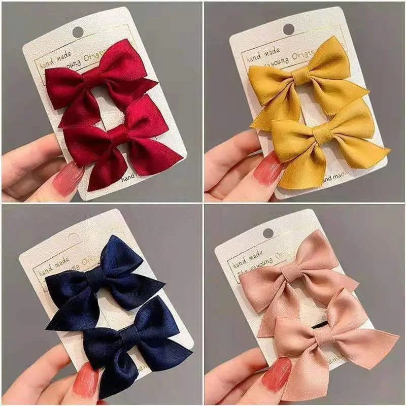 New Fashion Cute Bow Hairpin | Korean Baby Girl Princess Side Hair Accessory