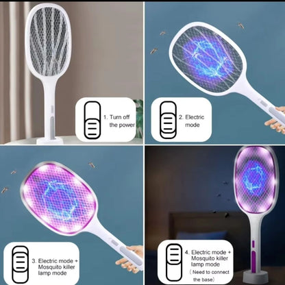 Electric Mosquito Killer Racket | Rechargeable Mosquito Swatter Racket with Custom PCBA Circuit Board for Effective Insect Elimination