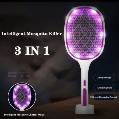 Electric Mosquito Killer Racket | Rechargeable Mosquito Swatter Racket with Custom PCBA Circuit Board for Effective Insect Elimination