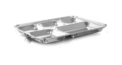 24-piece 33 cm (5-in-1) Stainless Steel Food Plates