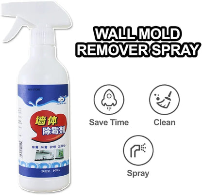 Mildew Household Cleaner Spray – 500ml Foam Remover for Kitchen, Bathroom, Washing Machine, Toilet, and Walls