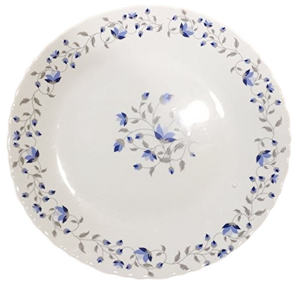 12pcs Set | 13" Oval Platters (330mm) | Blue Mystique Design |  Serving Main Courses, Appetizers, Desserts